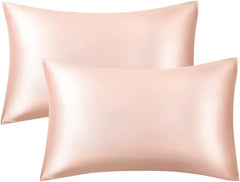 (Pack of 2) Shamoz Silk Pillow Case - Pink