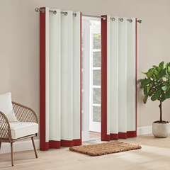 [2] Tone Plain Dyed Curtains with linning - (0107)