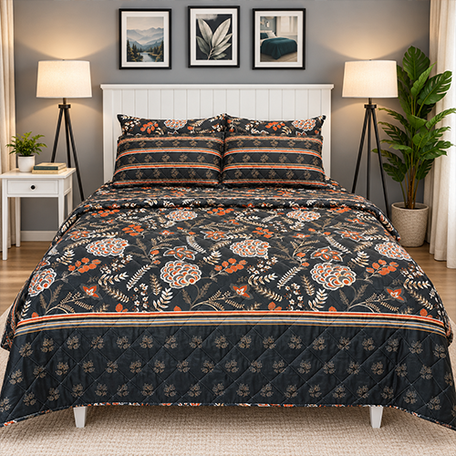 6 Pcs Quilted Comforter Set Design RG-C-59