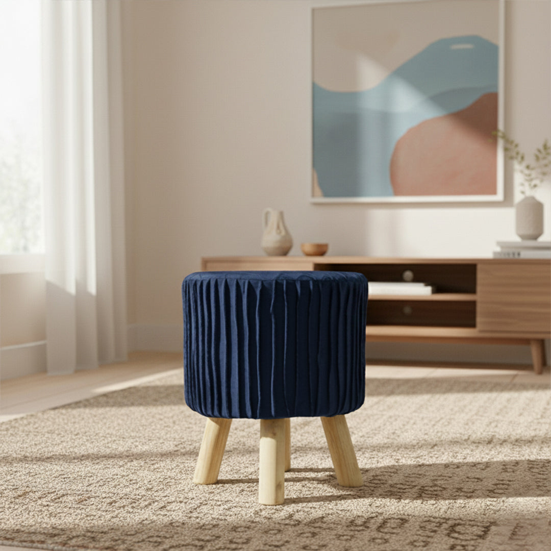 Wooden stool round shape Designed