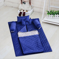 Seven Pieces Velvet Baby Set For Newborn BS-04