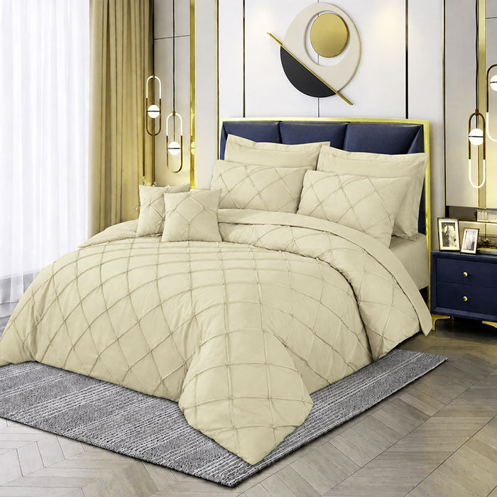 Pintuck Duvet Set