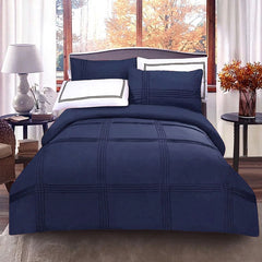 6 Pcs Baratta Pleated Duvet Set