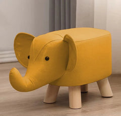Wooden Stool Elephant Shaped Designed